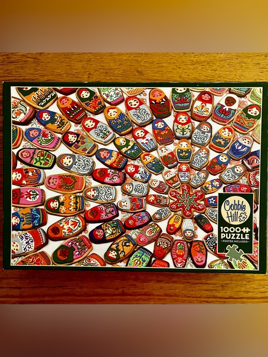 Cobble Hill Other - Matryoshka Nesting Doll Cookies 1000 Piece Jigsaw Puzzle Cobble Hill